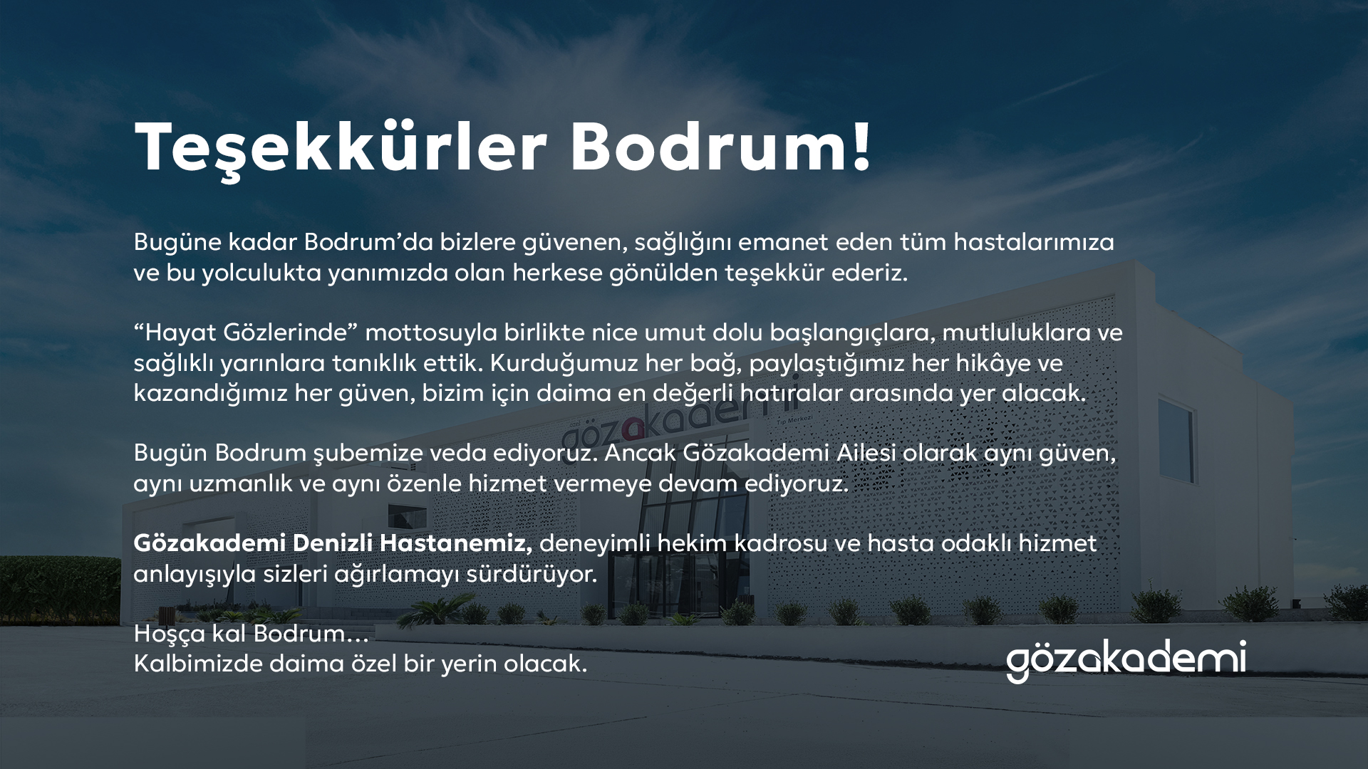 Teşekkürler Bodrum!