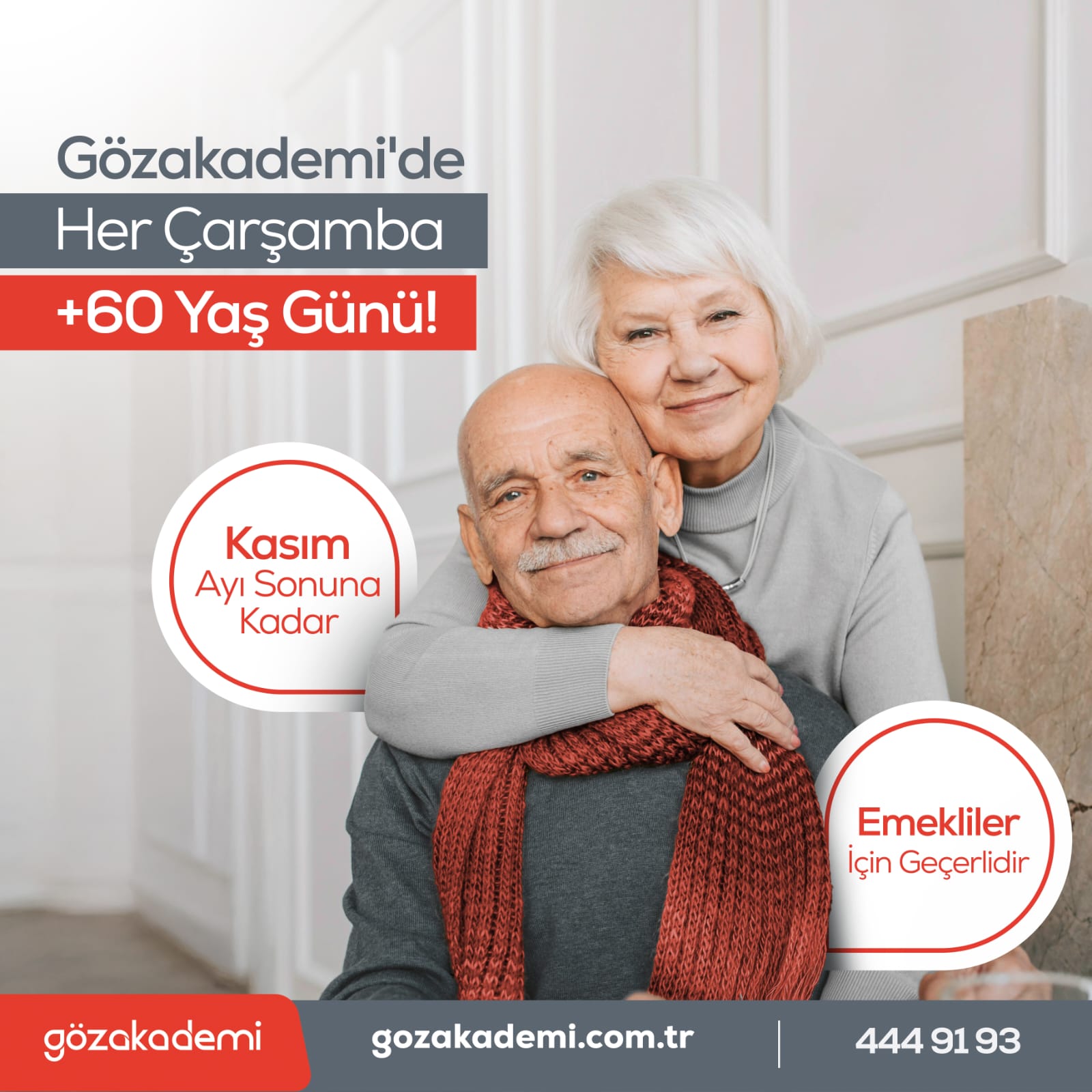 Emekli Hastalarımızın Göz Sağlığı Gözakademi’ye Emanet!